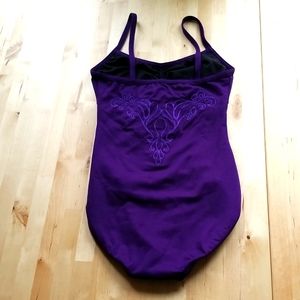 Motionwear, small, and purple leotard